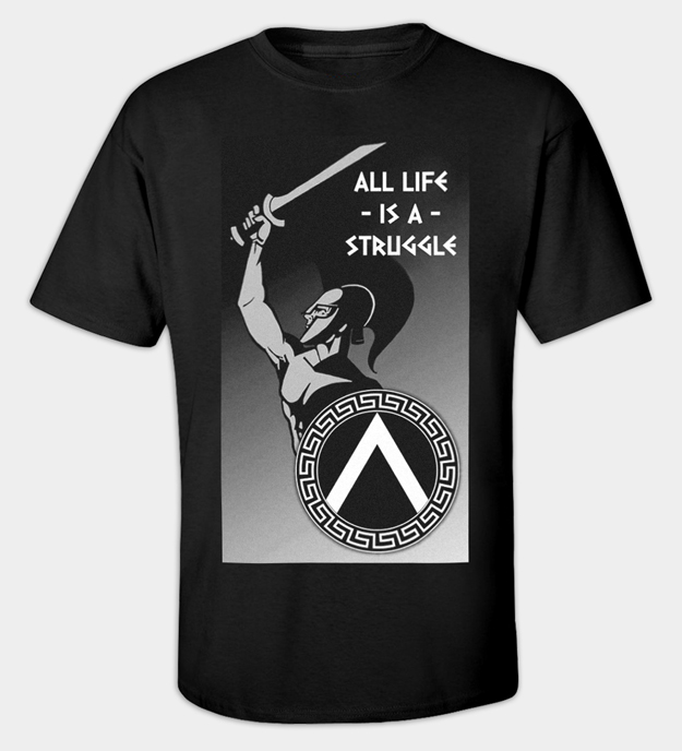 Spartanischer Krieger T-Shirt