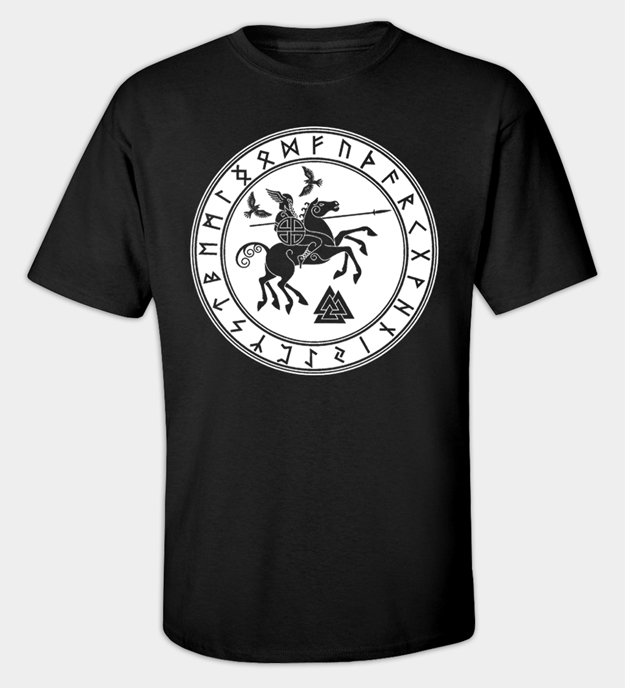 Odin reitet auf Sleipnir T-Shirt