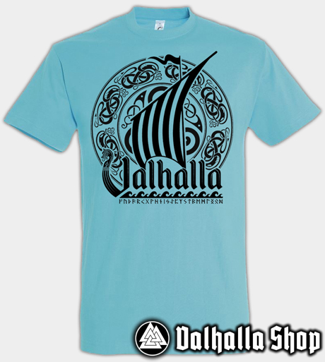 Valhalla Drachenschiff T-Shirt