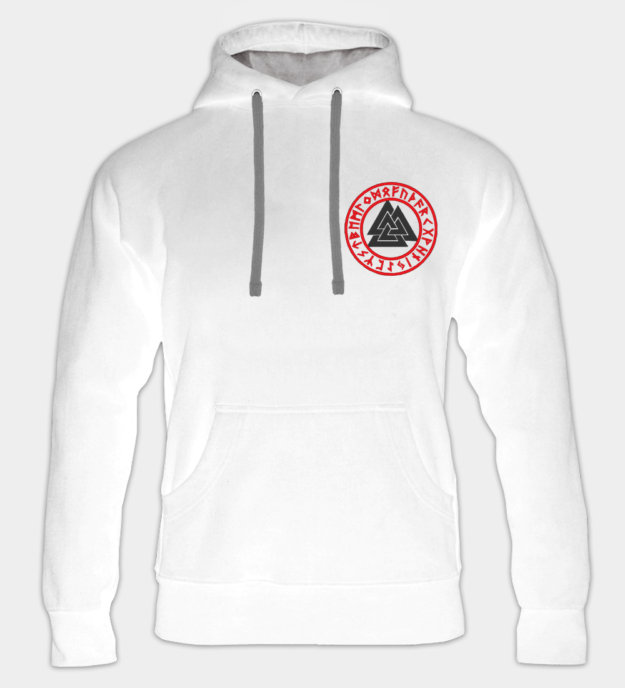 Valknut bestickter Hoodie