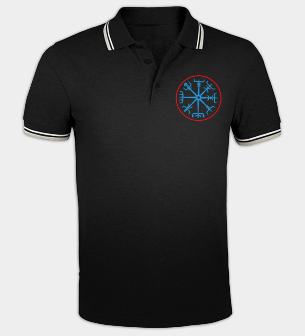 Vegvisir bestickter Hoodie