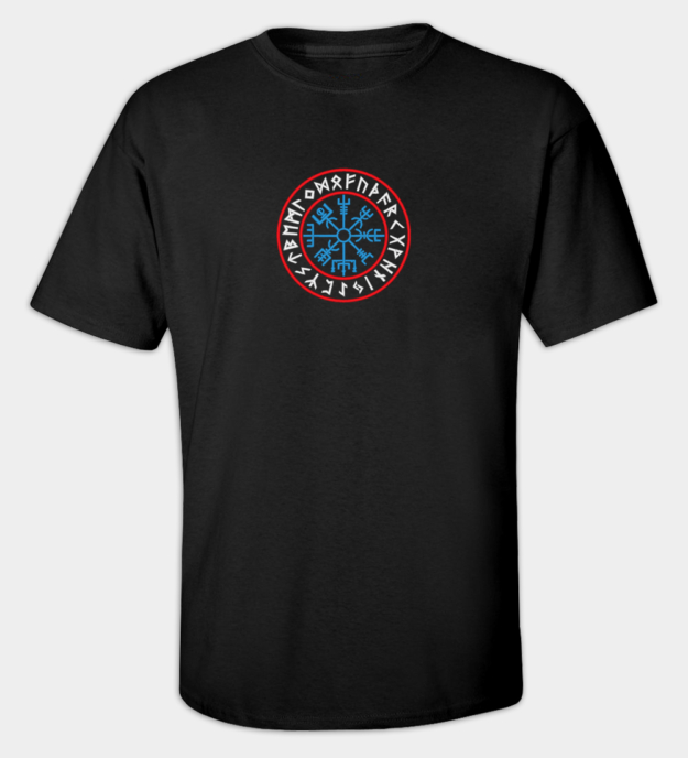 Vegvisir besticktes T-Shirt