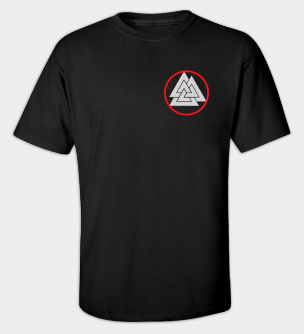 Valknut besticktes T-Shirt
