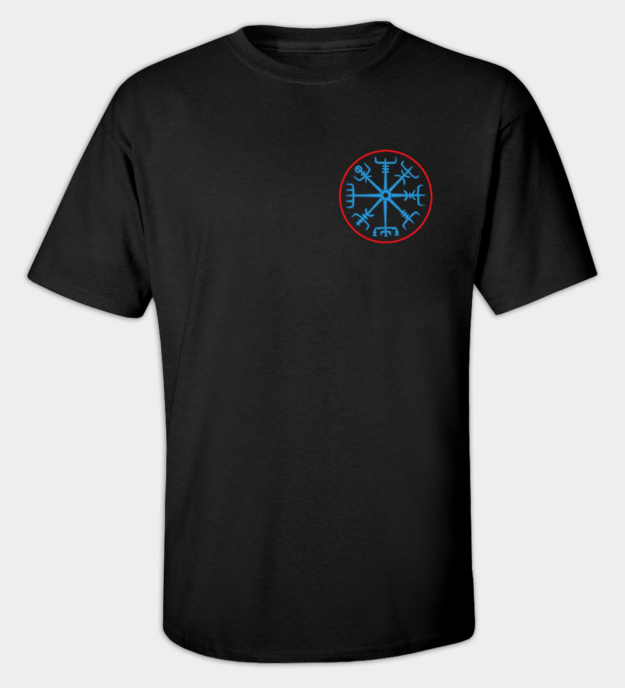 Vegvisir besticktes T-Shirt