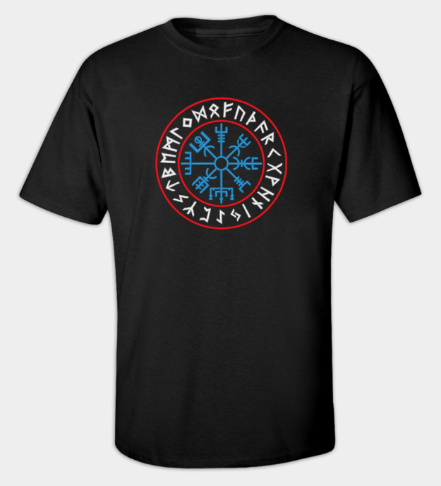 Vegvisir besticktes T-Shirt