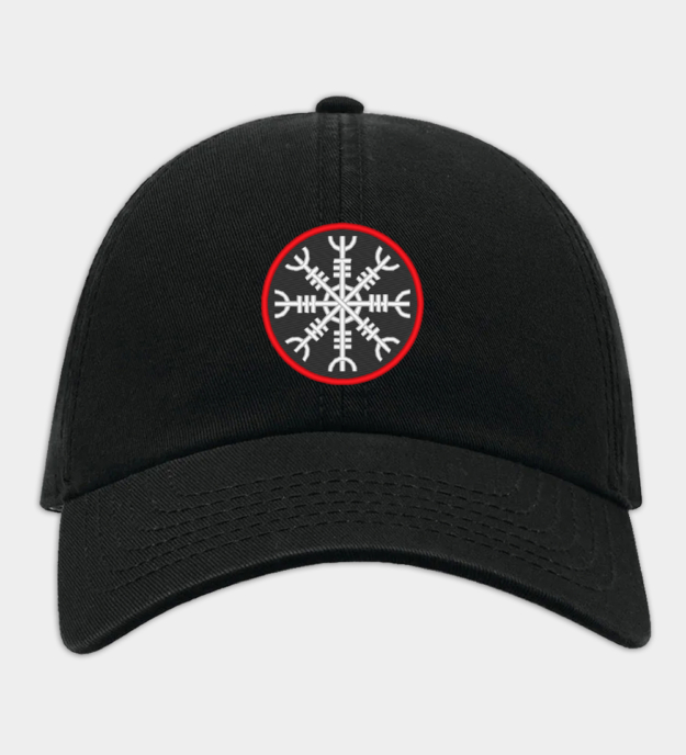 Schreckenshelm bestickte Baseballkappe