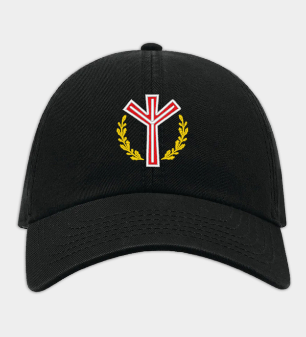 Algiz-Rune besticktes Cap