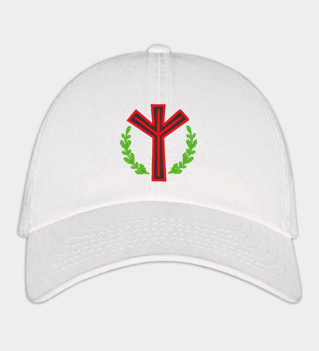 Algiz-Rune besticktes Cap